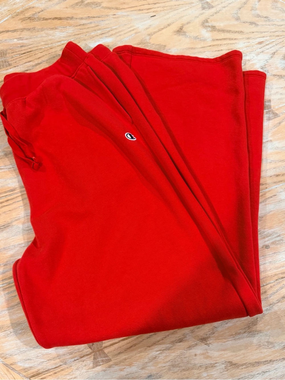 Champion Red Sweatpants with Small Logo Women’s Size XL